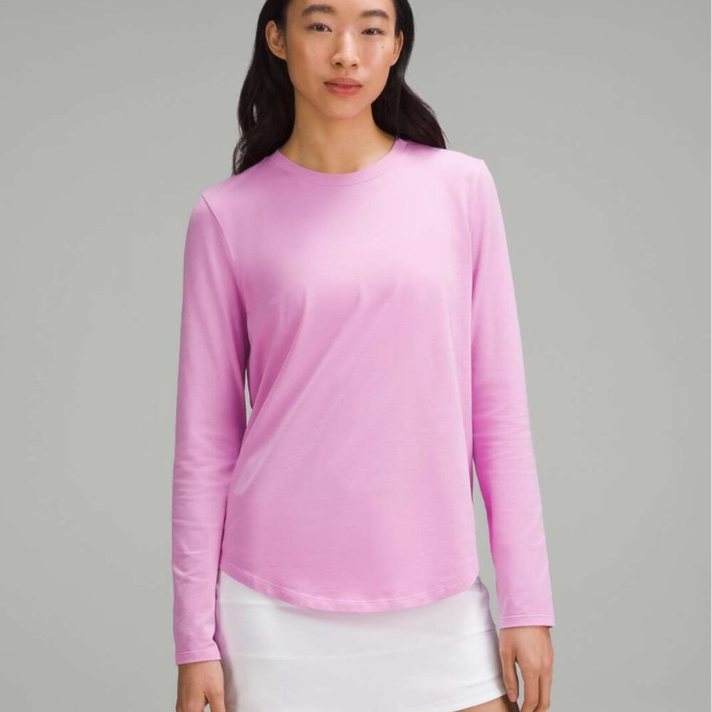Lululemon Love Long-Sleeve Shirt Dahlia Mauve